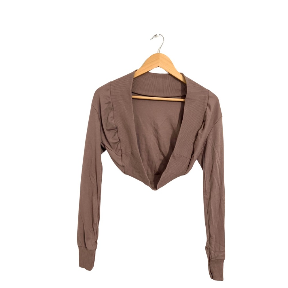 Chic Brown Women's Over the Shore Shrug Sweater